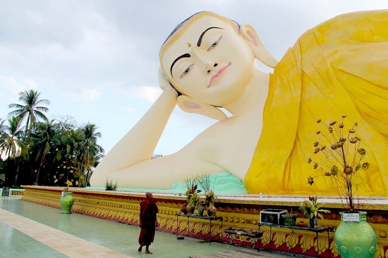 Individualreise Myanmar nach Bago, Mya Tha Lyaung Buddha